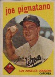 1959 Topps Baseball Cards      016      Joe Pignatano